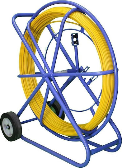 Extralink Tijă De Tragere Cablu 11mm 350m Ghid Din Fibră De Sticlă Pentru Trecerea Cablurilor Galben