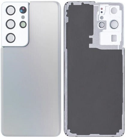 Samsung Galaxy S21 Ultra 5g Batterycover+camera Lens Silver Grade A