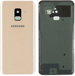 Samsung Galaxy A8 2018 Batterycover+camera Lens Gold Grade A Samsung Galaxy A8 2018 Batterycover+camera Lens Gold Grade A