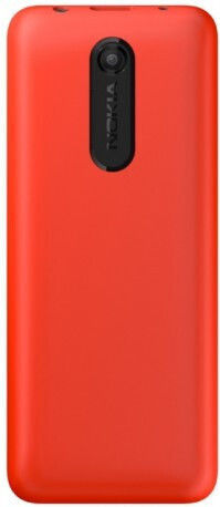 Nokia 108 Batterieabdeckung Rote Original