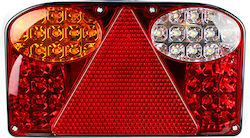 LED Трейлър Задна Светлина 12-24v 23.5x13.5 Cm Дясна Триъгълна Рефлектор