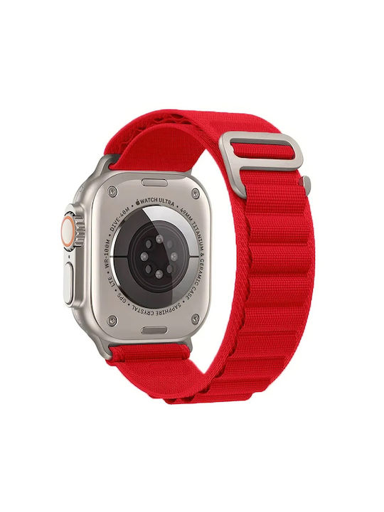 Orso Fabric Red Strap (Apple Watch 44/45/46/49mm)