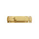 Flat Brass Bolt 60mm Gold Metalor 530-1006