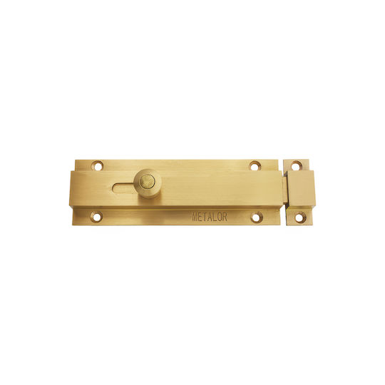 Σύρτης Πλακέ Ορειχάλκινος 140mm Χρυσό Metalor 530-1014