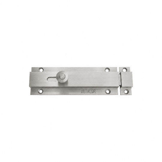Plattener Türgriff Aus Messing 100mm Matt Nickel Metalor 530-8010