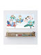 Caravelshop Kids Wall Art on Canvas 70x35cm