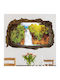 Dreidimensionales Wandsticker Paradiesische Lagune 60x90cm