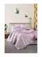 Mc Decor Сет с Калъфки За Възглавници Завивка Еднолицева 160x240см Somon MCL.KPM.ZEBRA Лилава 2 Бройки