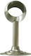 Support Brass Pipe Ø35 Straight 10cm Matte Nickel Metalor 075-8001
