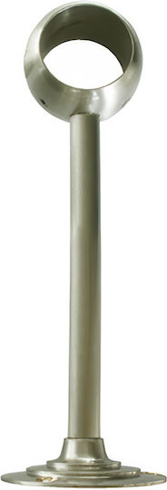 Support Brass Pipe Ø35 Straight 17cm Matte Nickel Metalor 075-8017