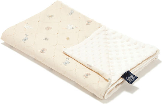 La Millou Babydecke Wickeltücher für Kinderzimmer Baumwoll Beige 80x100cm