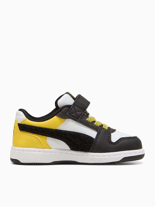 PUMA Rebound Slam Adidași pentru Copii cu Închidere cu Scai Negri