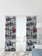 Sunshine Curtain with Pencil Pleat London London 150x280cm