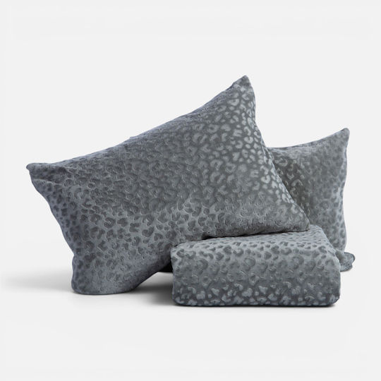 Nef-Nef Homeware Комплект плик за завивка 160x220cm Единична с калъфка за възглавница Зелен Зелен