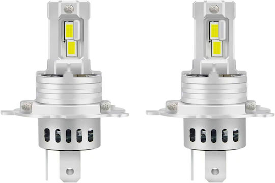 H4 LED Крушки За Автомобил 12V 6000K Хладно Бяло 2 Броя