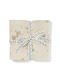 Done by Deer Muslin Swaddle Blankets Beige 65x65cm 2pcs