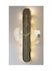SteweHome Plexiglas Leise Wanduhr Digital Spiegel Transparent