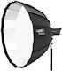 Glareone Softbox Hexa 120 Pro – Set Diffusoren