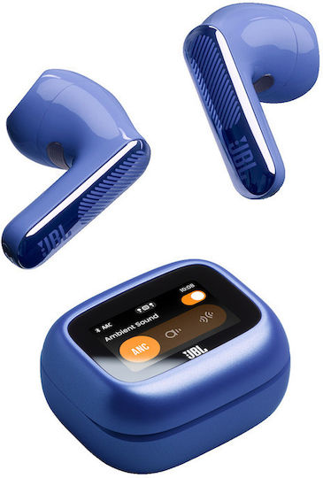 JBL Live Flex 4 Earbud Bluetooth Handsfree Ακουστικά με Αντοχή στον Ιδρώτα και Θήκη Φόρτισης Μπλε