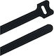 EM Group Velcro Καλωδίων 12.5mmx12.5mm σε Μαύρο χρώμα (100τμχ)