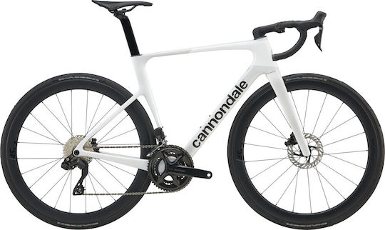 Cannondale Supersix Evo 5 26" Бял Състезателен Велосипед с 12 Скорости