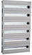 Schneider Elektrische Schalttafel-Zubehör Tastaturen Nsys3d Rahmen 168 Μονάδων 1000 x 600mm Nsydlm168