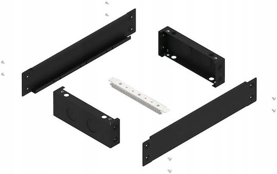 Eti-polam Elektrische Schalttafel-Zubehör Höhenbasis 100 Mm Ral9005 Gehäuse Hxs400 Breite 3 800 Ph1 D4-w3 001336920