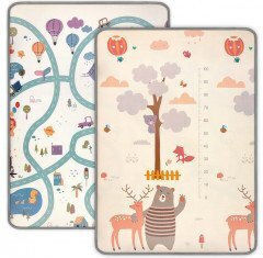 Milly Mally Kinder Animals Детски килим Сив 178x120cm