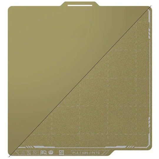 Biqu Panda Текстурирана PEI X Гладка PEI Двустранна Магнитна Лист Bambu Lab P1 X1 A1 Принтери 257x257mm