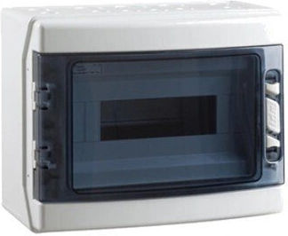 Elettrocanali Wall Mounted Waterproof Fuse Box 1 Row 12 Elements