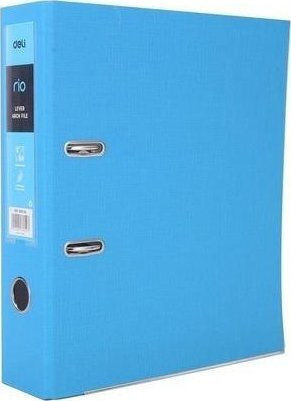 Deli Bogen Ringordner 4/30 für Papier A4 mit 2 Ringen Blauen 1Stück
