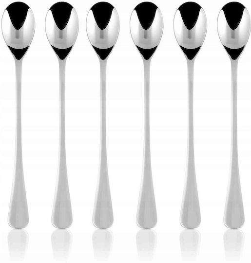 Kulig Paros Set Löffel Dessert / Eiscreme Rostfreier Stahl Silber 6 Stück