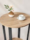 Leobert Sonoma Runder Esstisch Holz 80x80x75cm