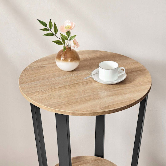 Leobert Sonoma Runder Esstisch Holz 80x80x75cm