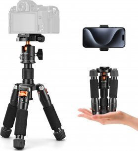 K&F Concept Aluminum Tripod with Spherical Head up to 52cm and 6kg Load