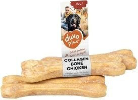 Duvo Plus Kauknochen für Hunde mit Geschmack Huhn 10.5cm 55g
