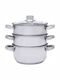 Florina Stainless Steel Shallow Steamer Pot 1.9lt / 18cm