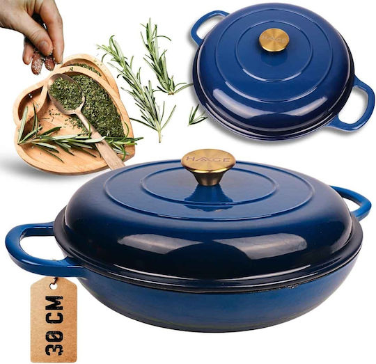 Atusa Ρηχή Κατσαρόλα από Μαντέμι 3lt / 30cm