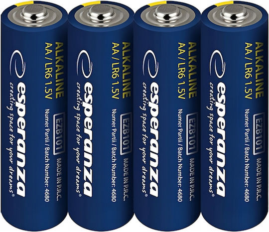 Esperanza Alkaline-Batterien AA 1,5V 4 Stück