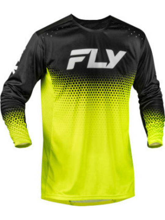 Παιδική Μπλούζα Motocross Fly Racing Rayce Sonar Hi-vis Black White