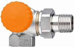 Kfa Γωνιακή Θερμοστατική Βαλβίδα 90° 1/2“ Ag X 3/4“ Ag Eurokonus Αριστερή