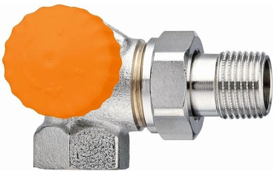 Kfa Eck Thermostatventil 90° ½″ Ag X ¾″ Ag Eurokonus Linke