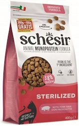 Schesir Dry Cat Food for Adult Cats with Ham / Pork 0.4kg Schesir Dry Cat Food for Adult Cats with Ham / Pork 0.4kg