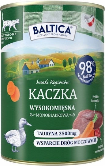 Baltica Dry Cat Food for Adult Cats with Duck 0.4kg