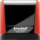 Trodat 4911 Self-Inking Text Stamp and Red Ink