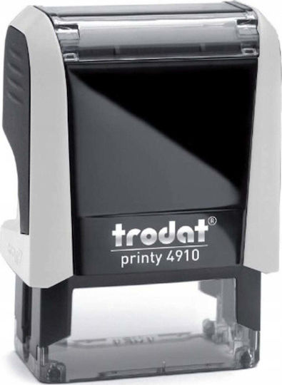 Trodat Printy 4910 Self-Inking Stamp and White Ink