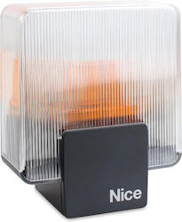 Nice Лампа Led Elac 90-230v Вградена Антена 433,92 Mhz Черна Полупрозрачна 155x72x132mm