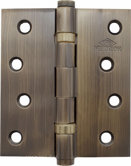 Панта Плочка 2 Ролки Месингова 100x76mm Мат Античен Metalor 303-2002