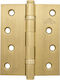 Metalor Scharnierplatte 2 Lager Messing 100x89m...