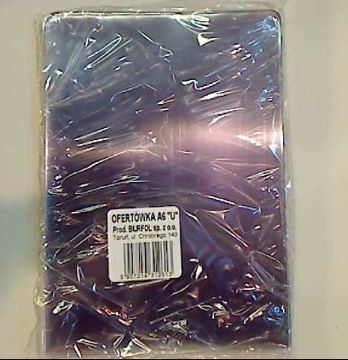 Biurfol Transparent File Folder for A6 Paper 25 Pieces